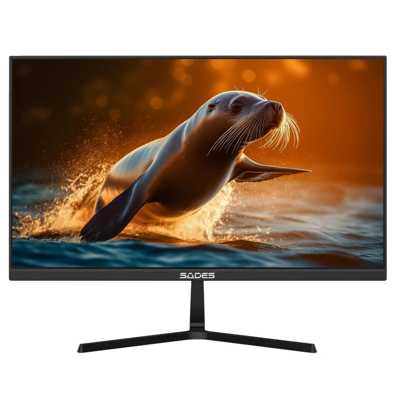 SADES AU-Sealion SA-F03F24 V2 Flat Gaming Monitor - 24" FHD / 0.5ms / 260Hz / HDMI 2.1 / DisplayPort 1.4 / Audio Out / Black