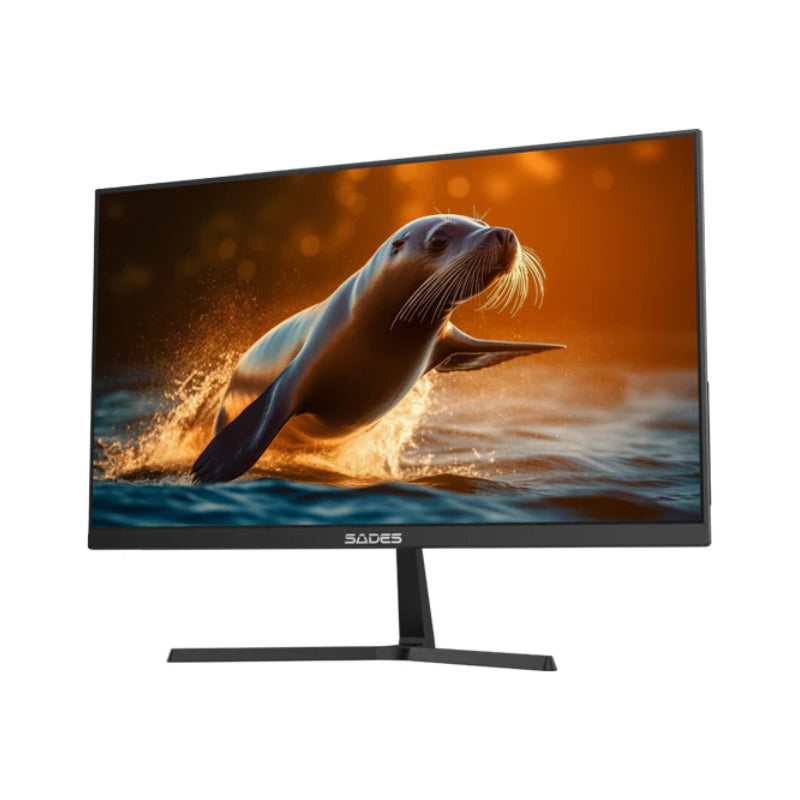 SADES AU-Sealion SA-F03F24 V2 Flat Gaming Monitor - 24" FHD / 0.5ms / 260Hz / HDMI 2.1 / DisplayPort 1.4 / Audio Out / Black