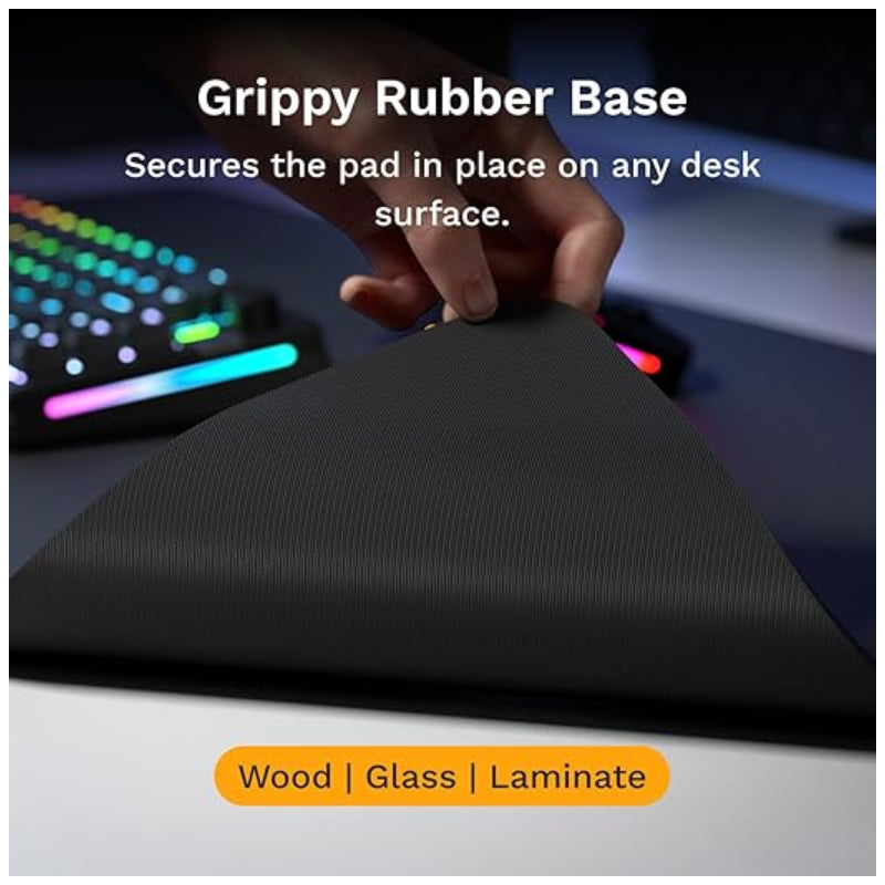 Glorious 2 GLED Mouse Pad - XL Extended / Black