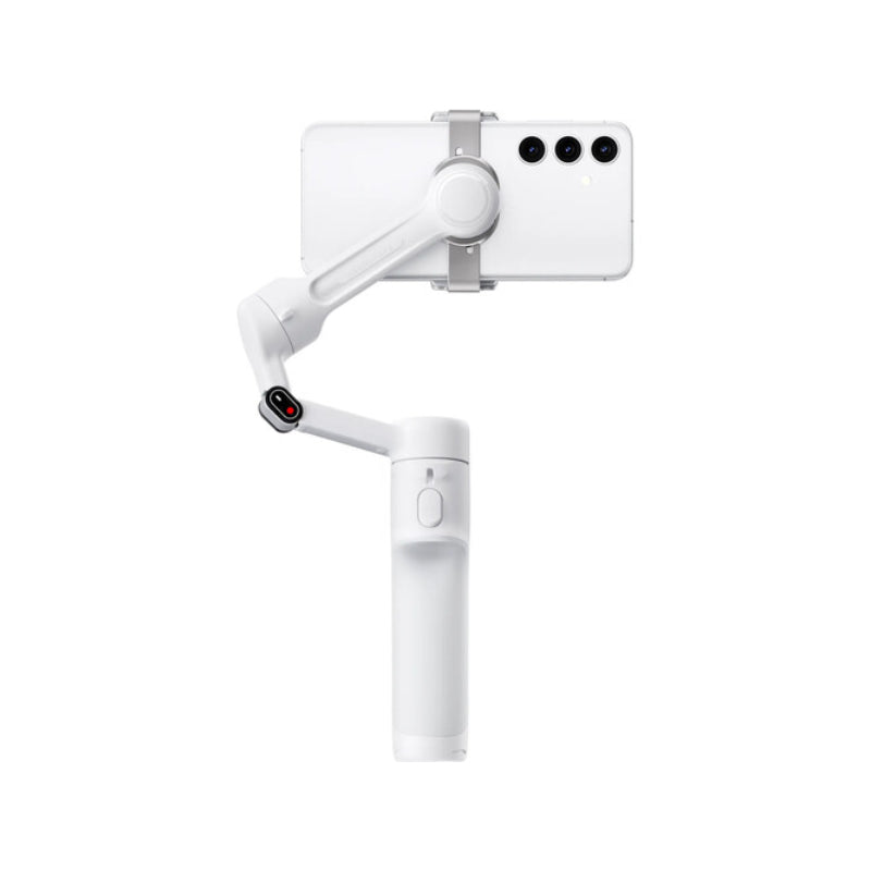 Insta360 Flow 2 AI Tracker Kit Gimbal Stabilizer Bundle - Bluetooth / USB-C / 1100mAh / Summit White