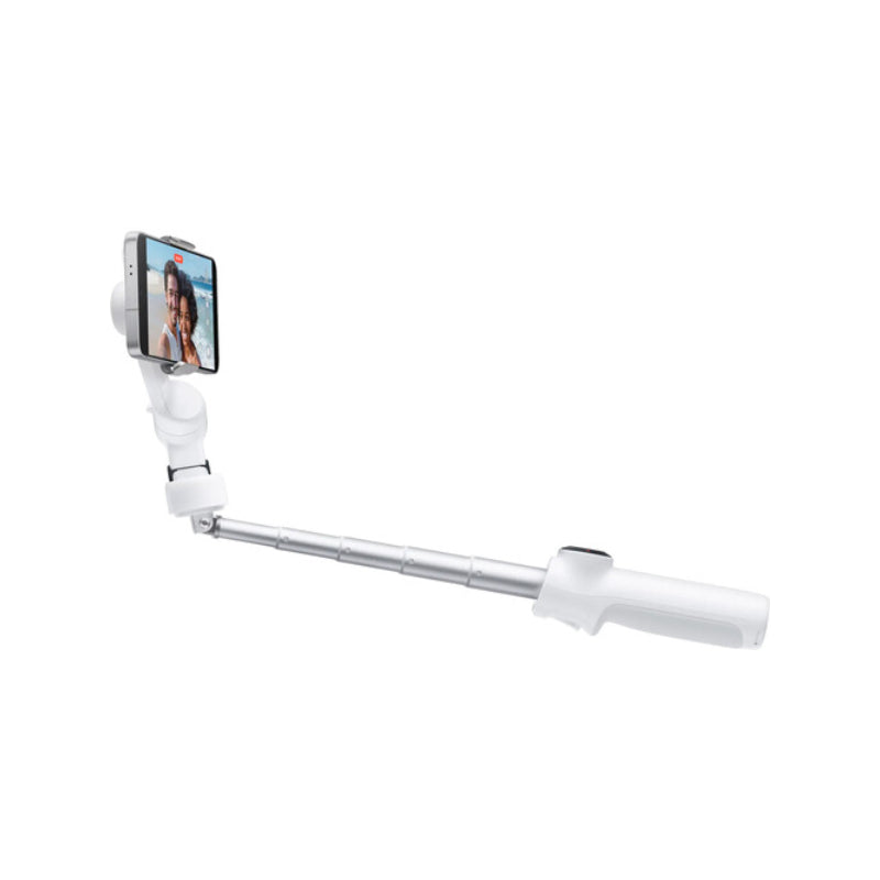 Insta360 Flow 2 AI Tracker Kit Gimbal Stabilizer Bundle - Bluetooth / USB-C / 1100mAh / Summit White