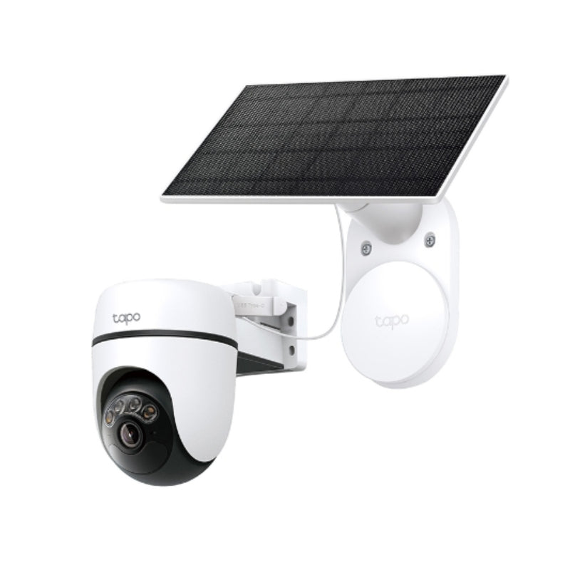 TP-Link (Tapo C610 KIT) Solar-Powered Pan/Tilt Security Camera Kit - 2304 × 1296 / 2.4 GHz - White