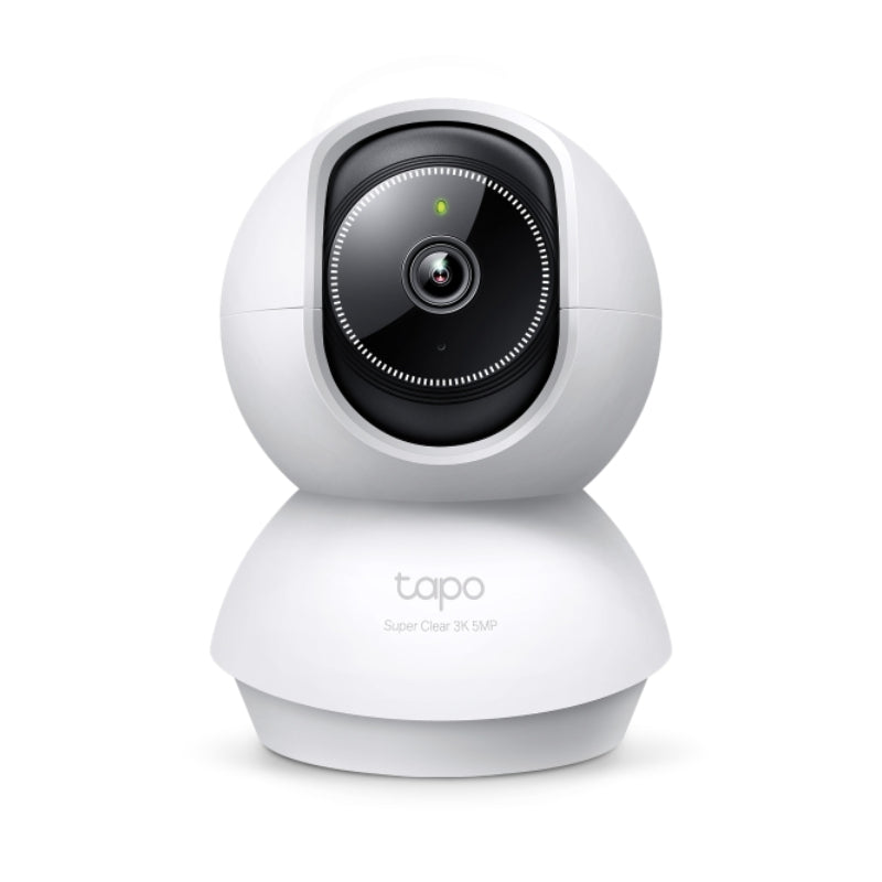 TP-Link (Tapo C230) Pan/Tilt AI Home Security Wi-Fi Camera - H.264 / 2880 x 1620 / 2.4 GHz - White