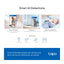 TP-Link (Tapo C230) Pan/Tilt AI Home Security Wi-Fi Camera - H.264 / 2880 x 1620 / 2.4 GHz - White
