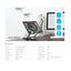 Pawa Laptop Cooling Stand With RGB Light - Black