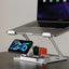 Pawa Multifunctional Laptop Stand With 3-IN-1 Charging Station - Grey