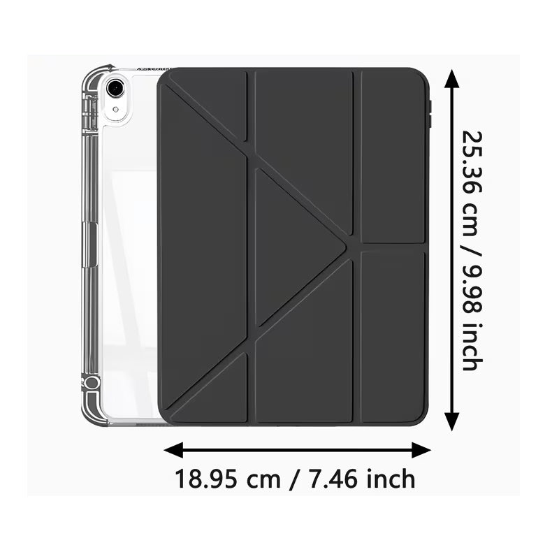 Fold Tablet Case for Apple iPad 11th (A16)/10th - Black