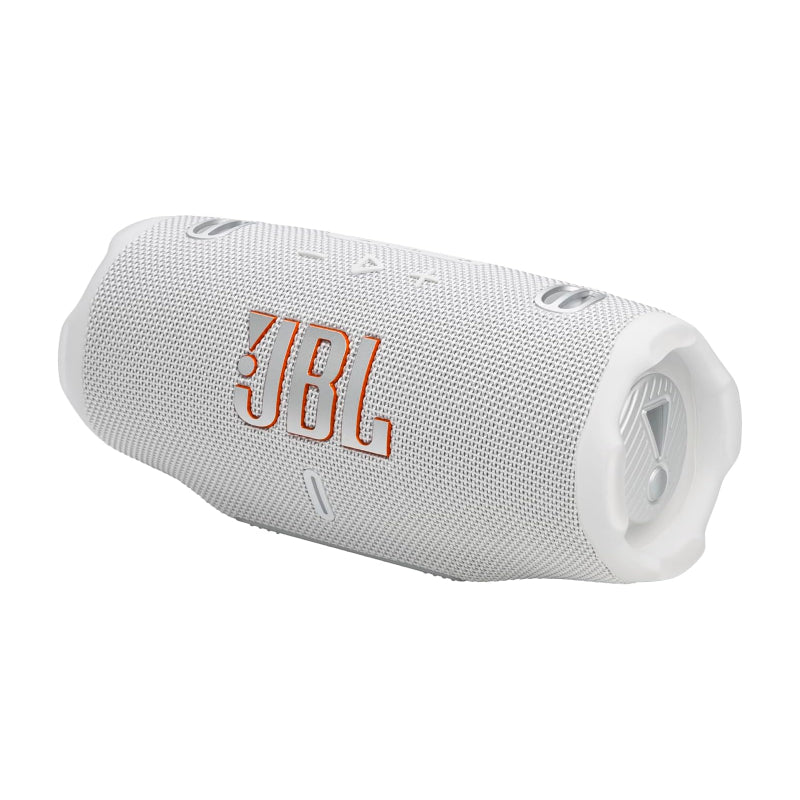 JBL Charge 6 Portable Bluetooth Speaker - 180W / White