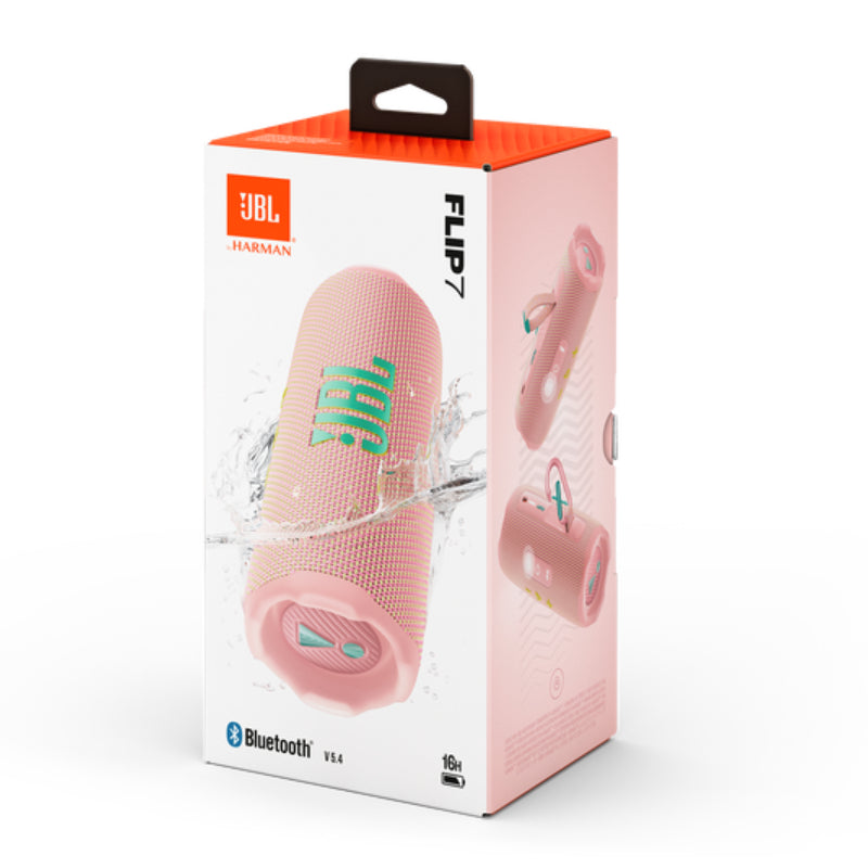 JBL Flip 7 Portable Bluetooth Speaker - 25W / Bluetooth / Pink
