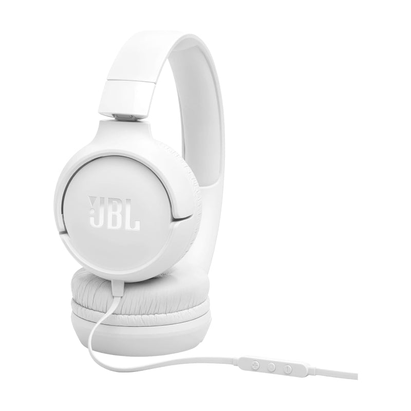 JBL Tune 520C Wired Headphones - On-Ear / USB-C / White