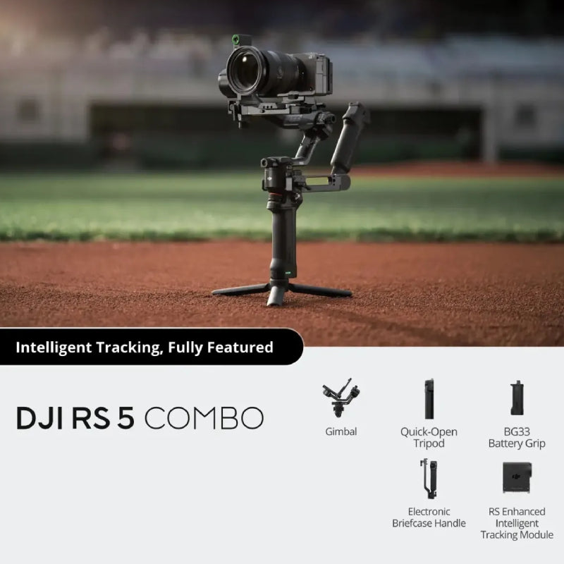 DJI RS5 Combo Gimbal Stabilizer - Black
