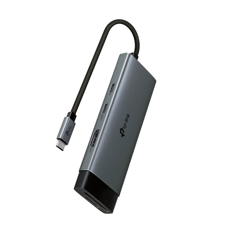 TP-Link (UH7020C) USB Type-C 7 in 1 Hub - HDMI / USB-C / USB 3.0 / Micro SD / SD