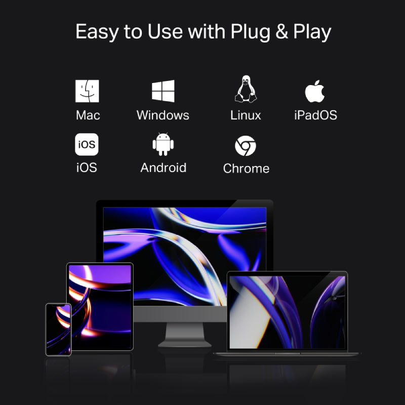 TP-Link (UH7020C) USB Type-C 7 in 1 Hub - HDMI / USB-C / USB 3.0 / Micro SD / SD