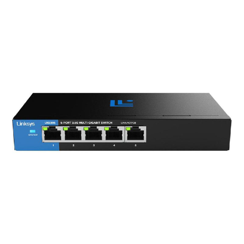 Linksys LN2305 Gigabit Switch - 5-Ports / Unmanaged / Desktop - Switch