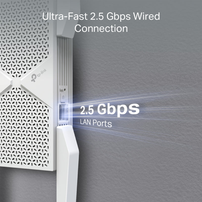 TP-Link BE11000 Tri-Band Wi-Fi 7 Range Extender - 23.5W / 1 x RJ-45