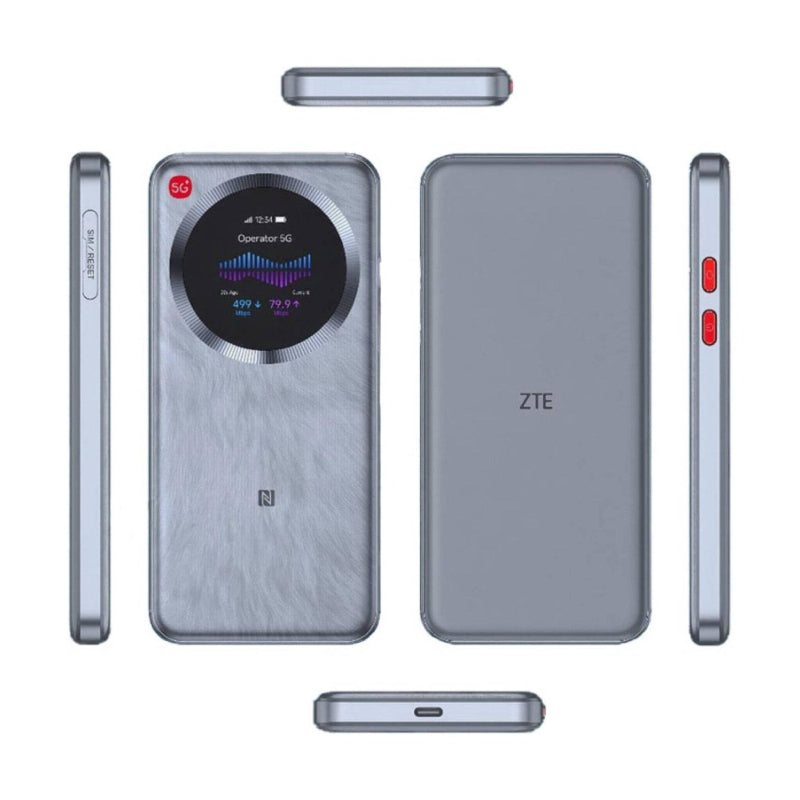 ZTE U30 Pro Mobile Wi-Fi Router - 5G / 5000mAh / Silver