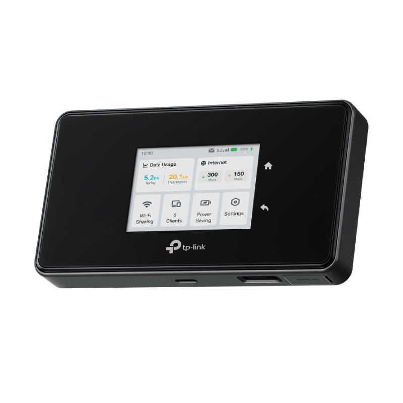 TP-Link M8550 5G Mobile Wi-Fi Router - 5G / 4680mAh / Black