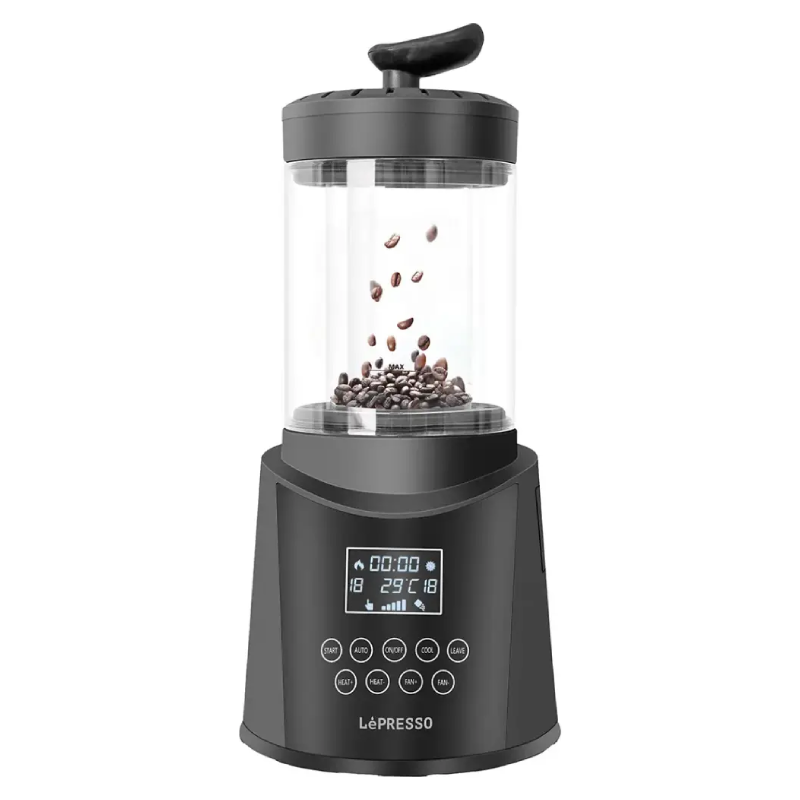 LePresso Roastlab Coffee Bean Roaster with Manual & Automatic Function - 230V / 50Hz / Black