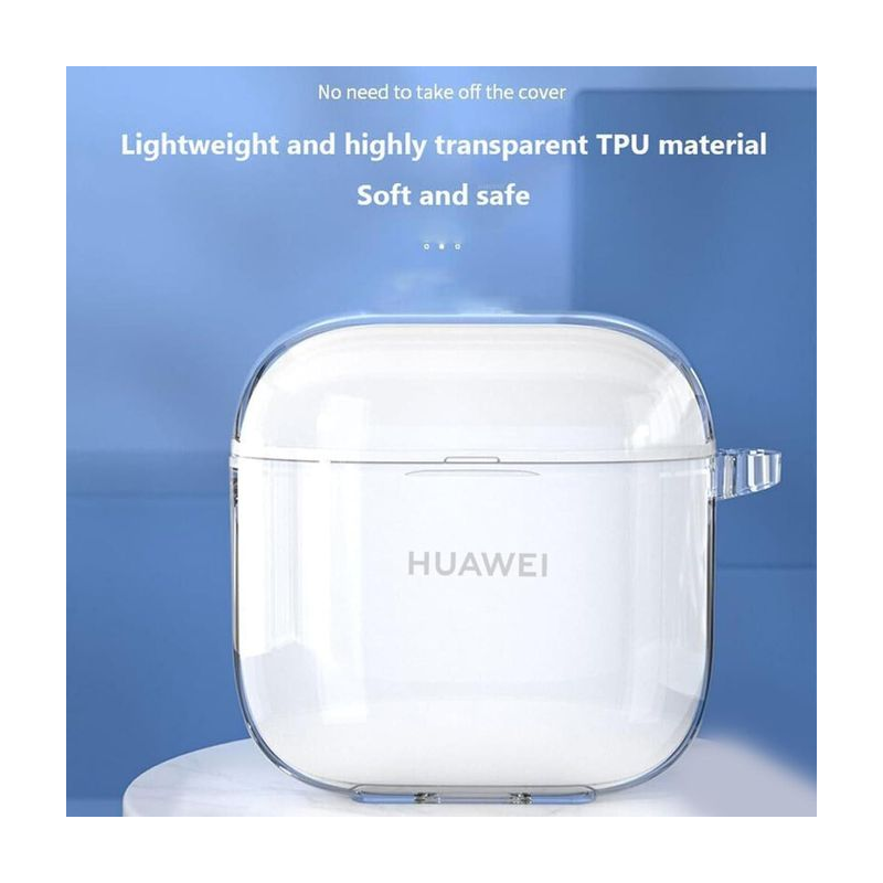 Huawei FreeClip 2 Silicone Earbuds Case - Clear