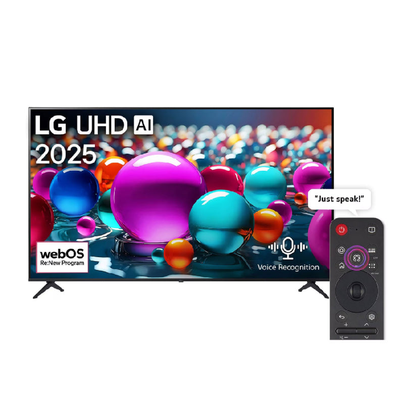 LG AI UA85 4K Smart TV - 86" UHD / 60Hz / USB / HDMI / LAN / Black