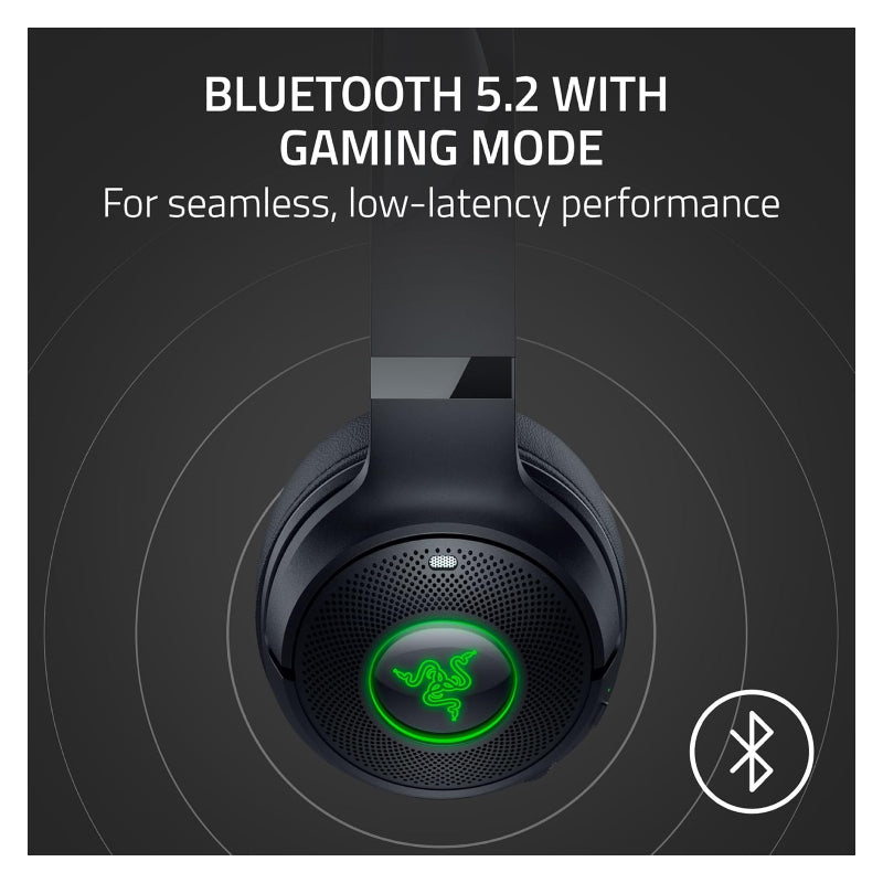 Razer Kraken Kitty V2 Gaming Headphone - Over-Ear / Bluetooth / Black