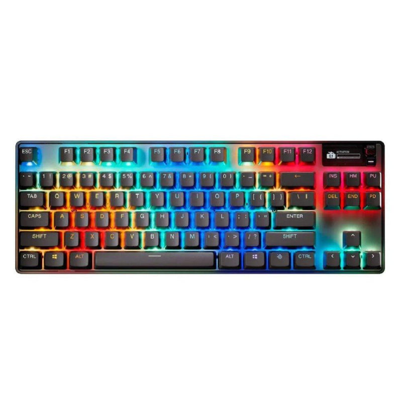 كيبورد ألعاب ميكانيكي ستيل سيريز أبيكس برو TKL الجيل الثالث - سلكي / RGB / أسود