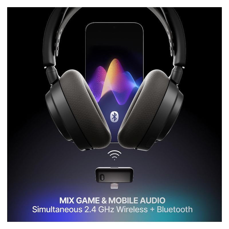 SteelSeries Arctis Nova 7 Gen 2 Gaming Headphones - Wireless / Black