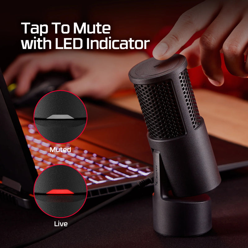 HyperX SoloCast 2 USB Gaming Microphone - Black