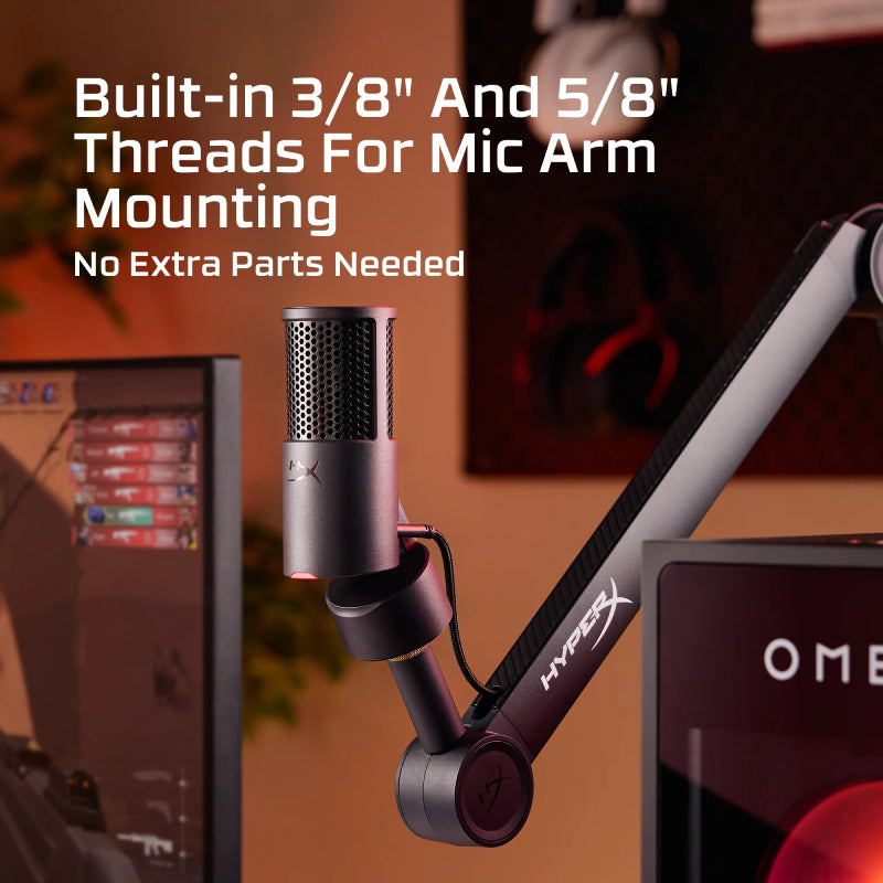 HyperX SoloCast 2 USB Gaming Microphone - Black