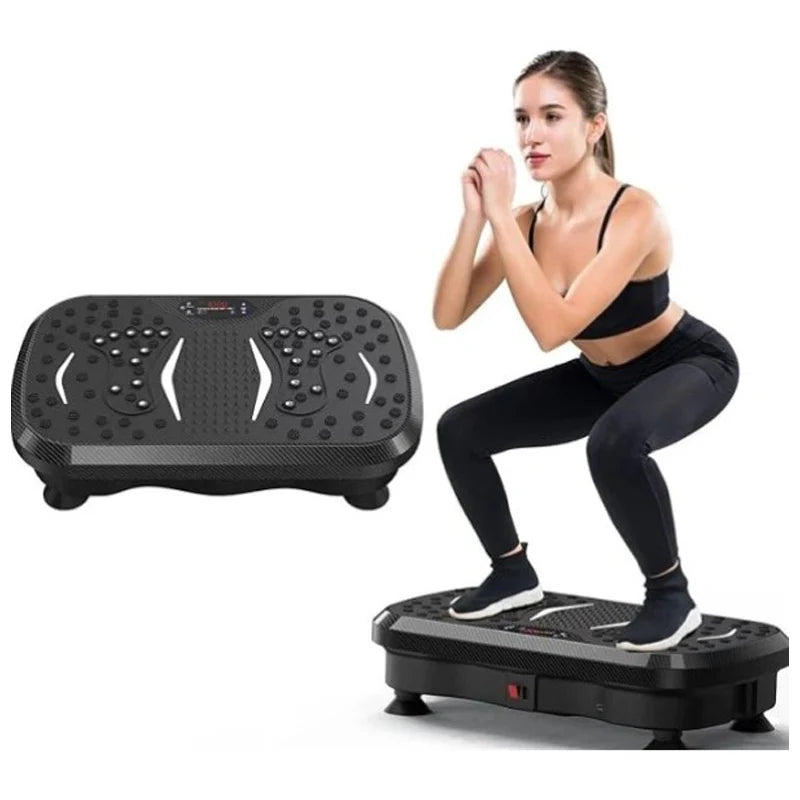 Black Bull Crazy Fit and Vibration Massage Plate - Black / One Year Warranty