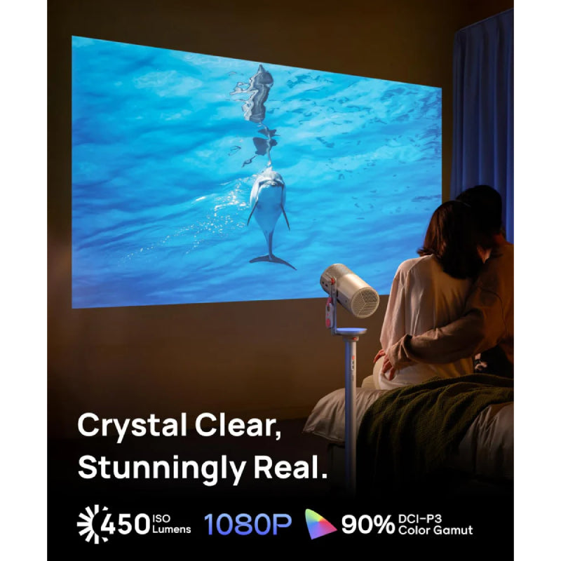 XGIMI MoGo 4 Match Night Collection Portable Projector - 450 ISO Lumens / HDMI / USB / Wi-Fi / Bluetooth / Google TV