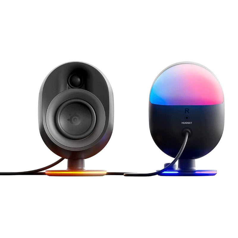 SteelSeries Arena 7 Powerful Bass Subwoofer Gaming Speaker System - Bluetooth / Wired / Black