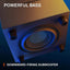 SteelSeries Arena 7 Powerful Bass Subwoofer Gaming Speaker System - Bluetooth / Wired / Black