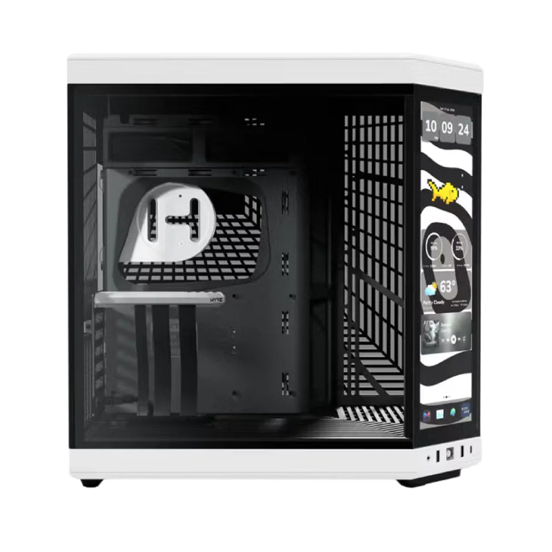 HYTE Y70 TOUCH INFINITE 14.5 Inch Integrated IPS Touchscreen ATX Case - Panda