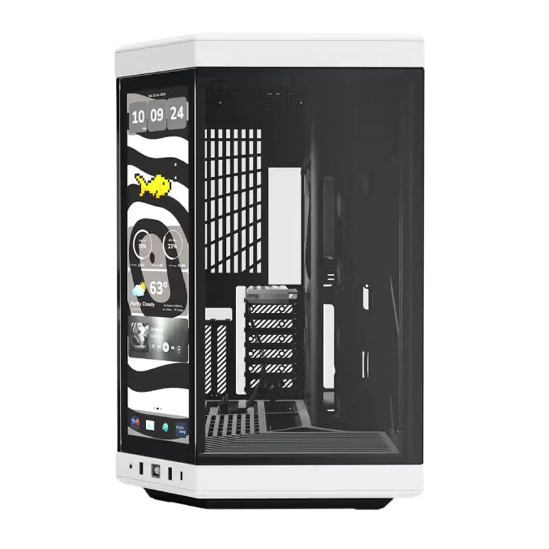 HYTE Y70 TOUCH INFINITE 14.5 Inch Integrated IPS Touchscreen ATX Case - Panda