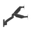 GameOn GO-5008 Economy Spring-Assisted Wall Mounted Dual Monitor Arm - 17"-32" / Black