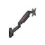 GameOn GO-5015 Economy Spring-Assisted Wall Mounted Single Monitor Arm - 17"-32" / Black