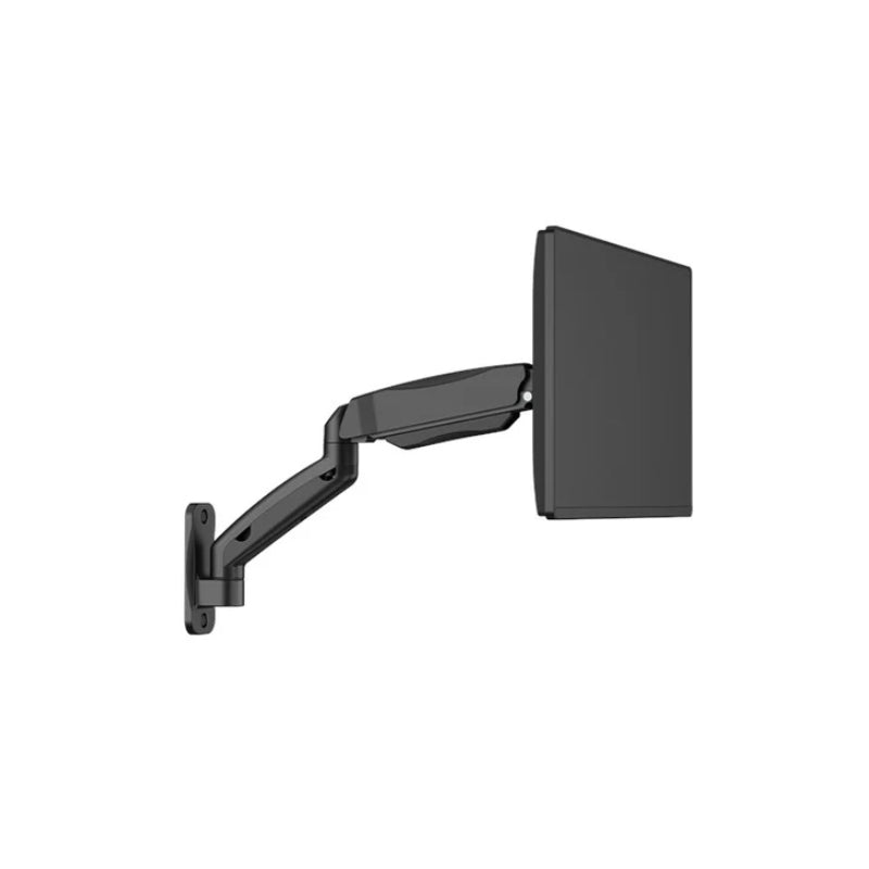 GameOn GO-5015 Economy Spring-Assisted Wall Mounted Single Monitor Arm - 17"-32" / Black