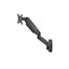 GameOn GO-5015 Economy Spring-Assisted Wall Mounted Single Monitor Arm - 17"-32" / Black
