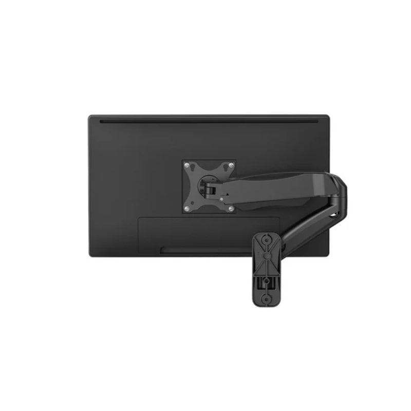 GameOn GO-5015 Economy Spring-Assisted Wall Mounted Single Monitor Arm - 17"-32" / Black