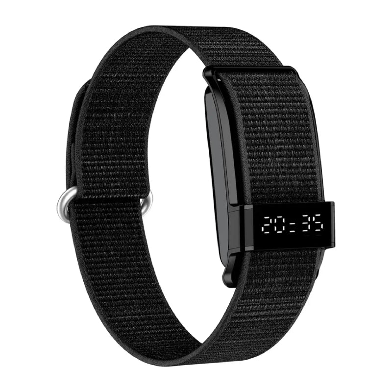 Porodo Trackfit Pro Smart Bracelet For Fitness Tracking With Display App - 145mAh / Bluetooth / Black
