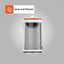 Porodo Lifestyle Air-Popped Popcorn Maker - 1200W / White/Orange