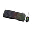 Pawa 6-in-1 Ultimate Gaming Kit (Keyboard, Mouse, Headset, Speakers, Mouse Pad & Headphone Stand) - Black