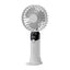 Porodo Lifestyle Cello Air Portable Handheld Fan with LED Display - 1200mAh / USB-C / White