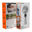 Porodo Lifestyle Cello Air Portable Handheld Fan with LED Display - 1200mAh / USB-C / White