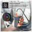 Porodo Lifestyle Electric Air Pump with High Pressure and Built-in Light - 1500mAh / 55W / Black