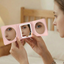 Porodo Night Triple Foldable Makeup Mirror with LED Lighting - 320mAh / Pink