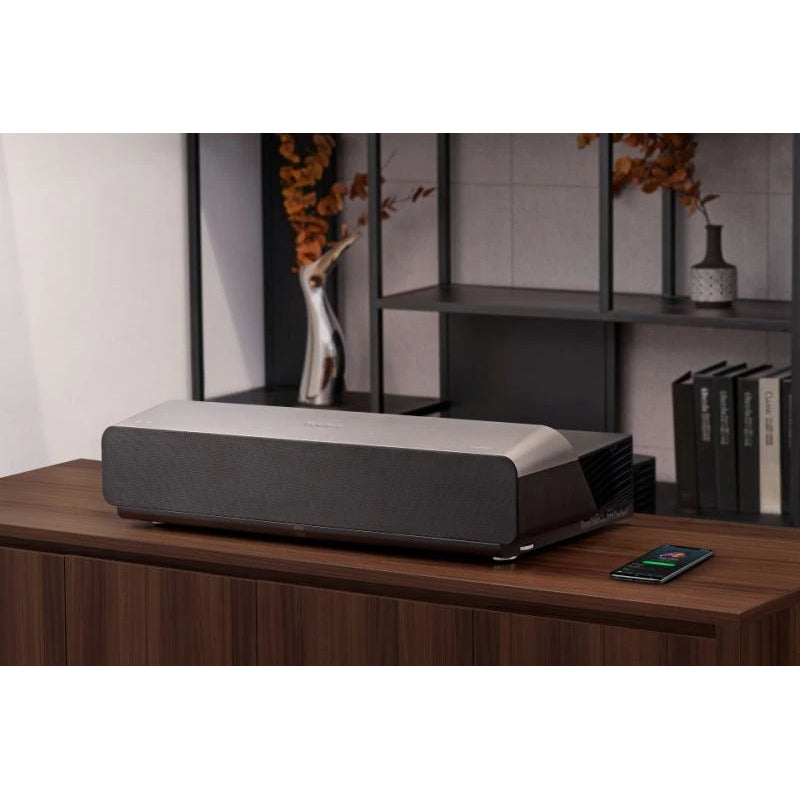 ViewSonic X1000-4K+ Ultra Short Throw Smart LED Soundbar Projector - 0.47" 4K HDR / RJ45 / HDMI / Audio / USB / Wi-Fi / Bluetooth