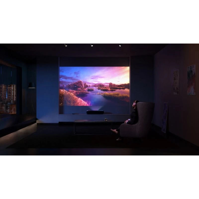 ViewSonic X1000-4K+ Ultra Short Throw Smart LED Soundbar Projector - 0.47" 4K HDR / RJ45 / HDMI / Audio / USB / Wi-Fi / Bluetooth