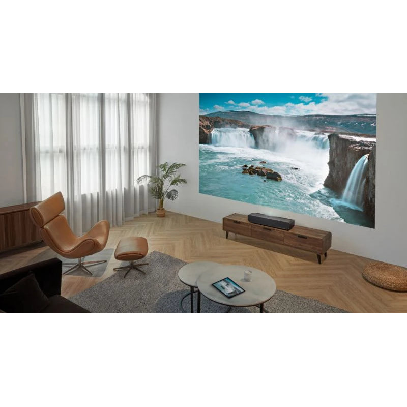 ViewSonic X1000-4K+ Ultra Short Throw Smart LED Soundbar Projector - 0.47" 4K HDR / RJ45 / HDMI / Audio / USB / Wi-Fi / Bluetooth